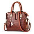 Mala Feminina Padrão Crocodilo com Tassel | Inverno | TUDOAKI SHOP