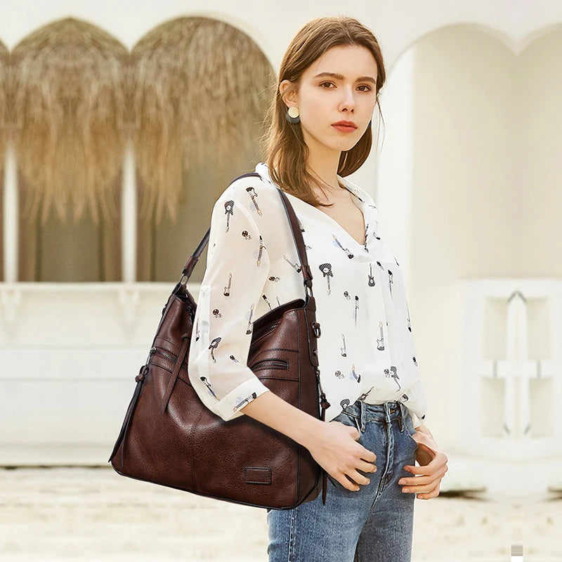 Mala Feminina Grande em Couro | Viagem e Fim de Semana | TUDOAKI SHOP