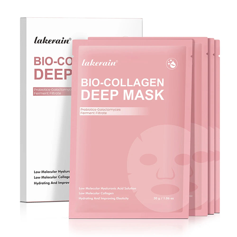 Máscara Facial de Colágénio Coreana — Anti-Rugas e Lifting