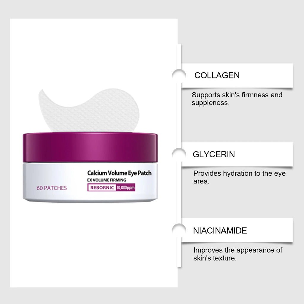 Kit Skincare Anti-Envelhecimento com Cálcio — Sérum, Patches e Bálsamo