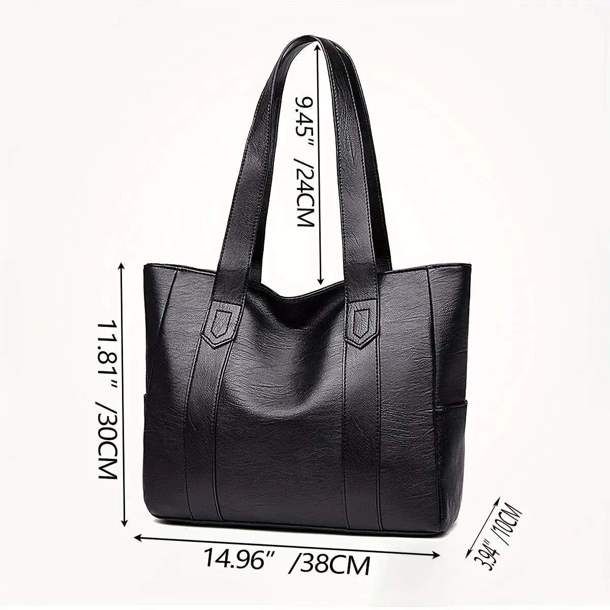 Mala de Ombro Vintage Feminina Grande Capacidade | Commuter | TUDOAKI SHOP