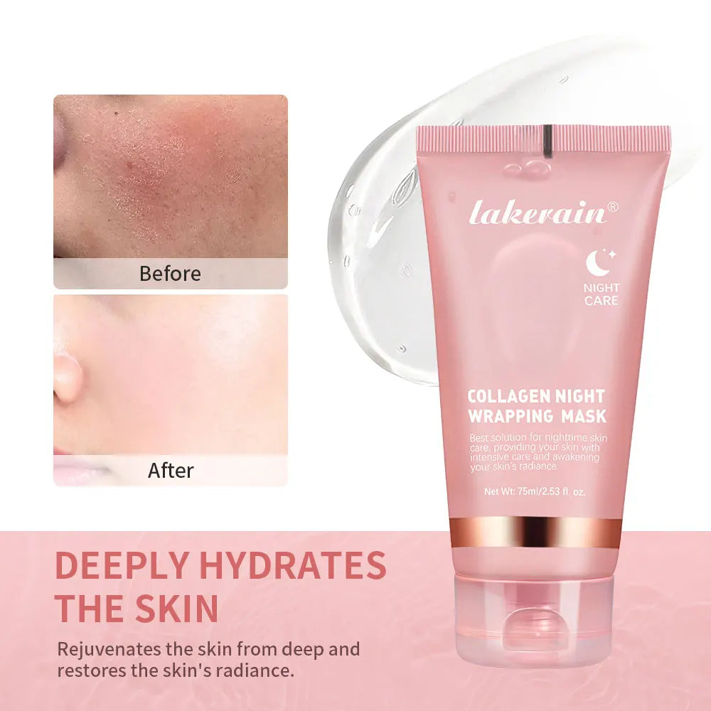 Máscara Facial de Colágénio Coreana — Anti-Rugas e Lifting