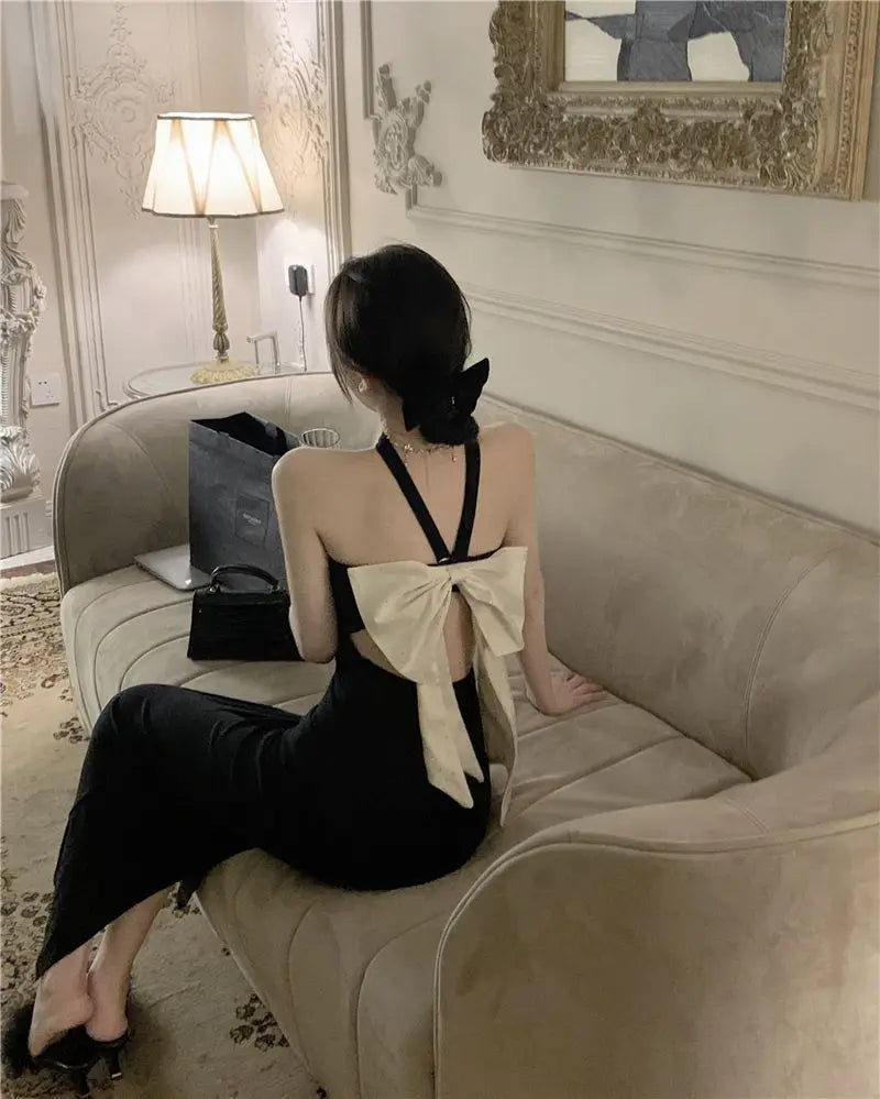 Vestido de Aniversário com Um Ombro e Laço | Sem Mangas | Primavera Verão
