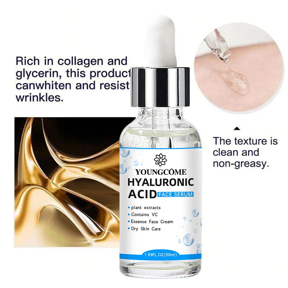 Essência Facial de Ácido Hialurónico — Hidratação Profunda