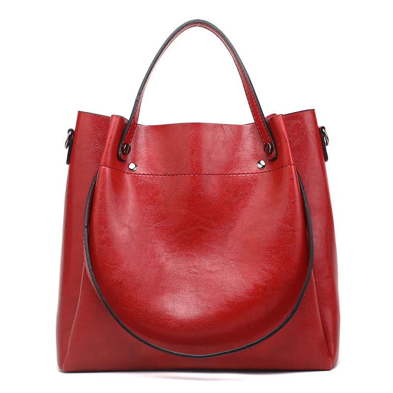 Mala Balde Feminina em Couro PU | Casual e Elegante | TUDOAKI SHOP