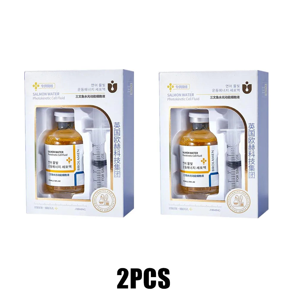 Sérum Coreano de Salmão Anti-Rugas — Hidratação 24h e Barreira Cutânea