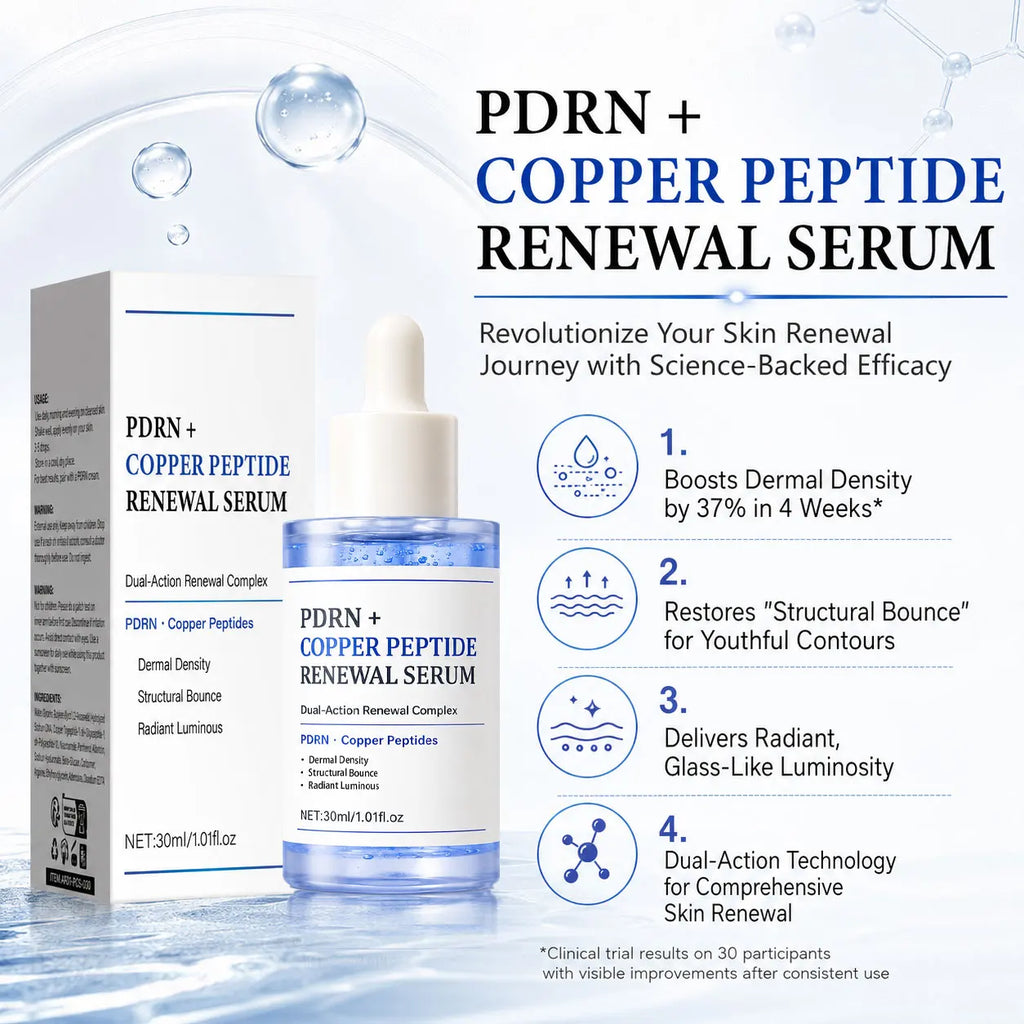 Creme Dupla Ação com PDRN e Péptido de Cobre — Textura e Nutrição