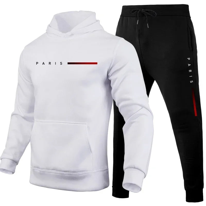 Fato de Desporto Masculino com Capuz | Jogging Confortável Diário | TUDOAKI SHOP
