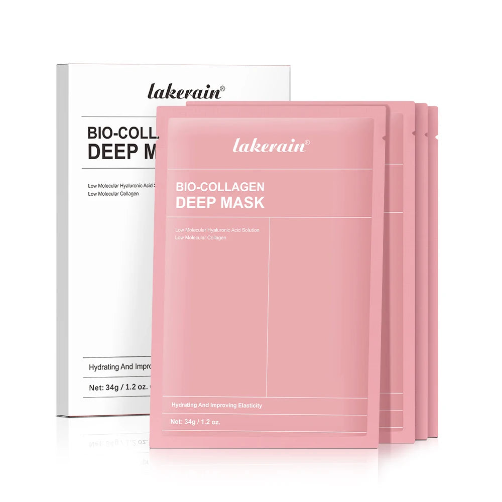 Máscara Facial de Colágénio Coreana — Anti-Rugas e Lifting