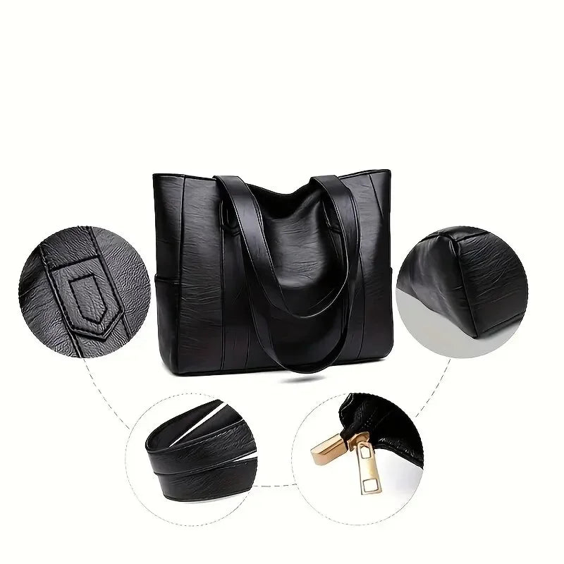 Mala de Ombro Vintage Feminina Grande Capacidade | Commuter | TUDOAKI SHOP
