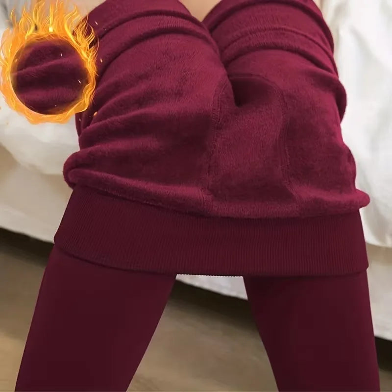 Leggings Térmicas de Cintura Alta para Inverno | Isoladas e Confortáveis | Uso Diário