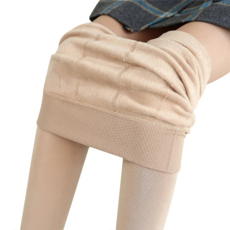 Leggings de Inverno Forradas a Veludo | Cintura Alta Elástica | Várias Cores