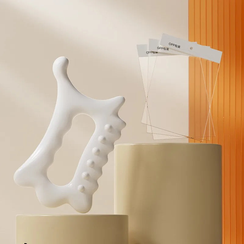 Placa de Massagem Gua Sha Facial Portátil — Corpo Inteiro
