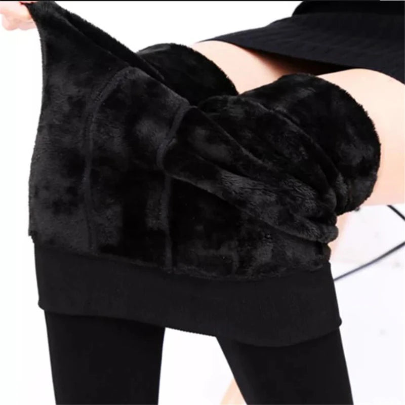 Leggings de Inverno Forradas a Veludo | Cintura Alta Elástica | Várias Cores