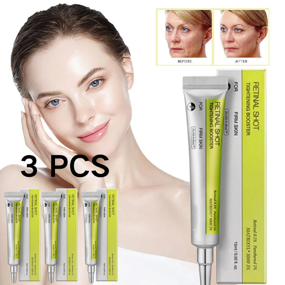 Essência Retinol Coreana Hidratante e Creme de Olhos Esfoliante