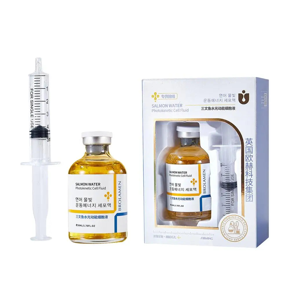 Sérum Coreano de Salmão Anti-Rugas — Hidratação 24h e Barreira Cutânea