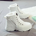 Botins Femininos de Inverno com Forro Grosso e Sola Espessa — Quentes e Versáteis