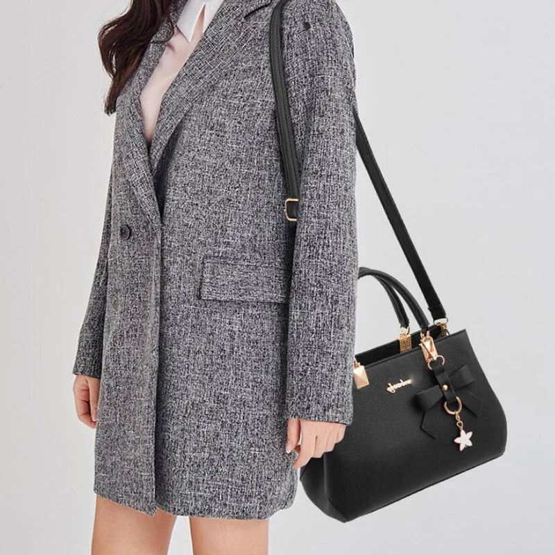 Mala Crossbody Feminina com Laço | Estilo Doce e Elegante | TUDOAKI SHOP