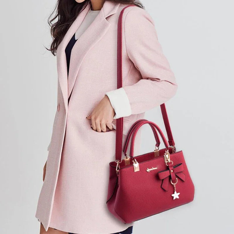 Mala Crossbody Feminina com Laço | Estilo Doce e Elegante | TUDOAKI SHOP