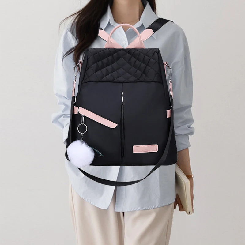 Mochila Anti-Roubo Feminina Grande Capacidade | Viagem e Trabalho | TUDOAKI SHOP