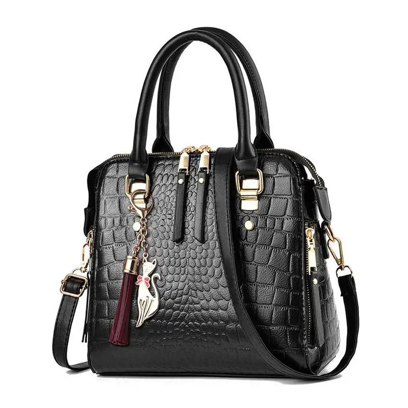 Mala Feminina Padrão Crocodilo com Tassel | Inverno | TUDOAKI SHOP