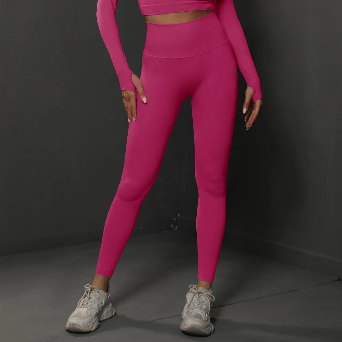 Leggings Sem Costuras para Ginásio | Calças de Yoga Femininas com Efeito Lifting
