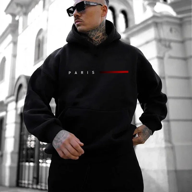 Sweatshirt Pullover Masculina | Todas as Estações Casual e Desporto | TUDOAKI SHOP