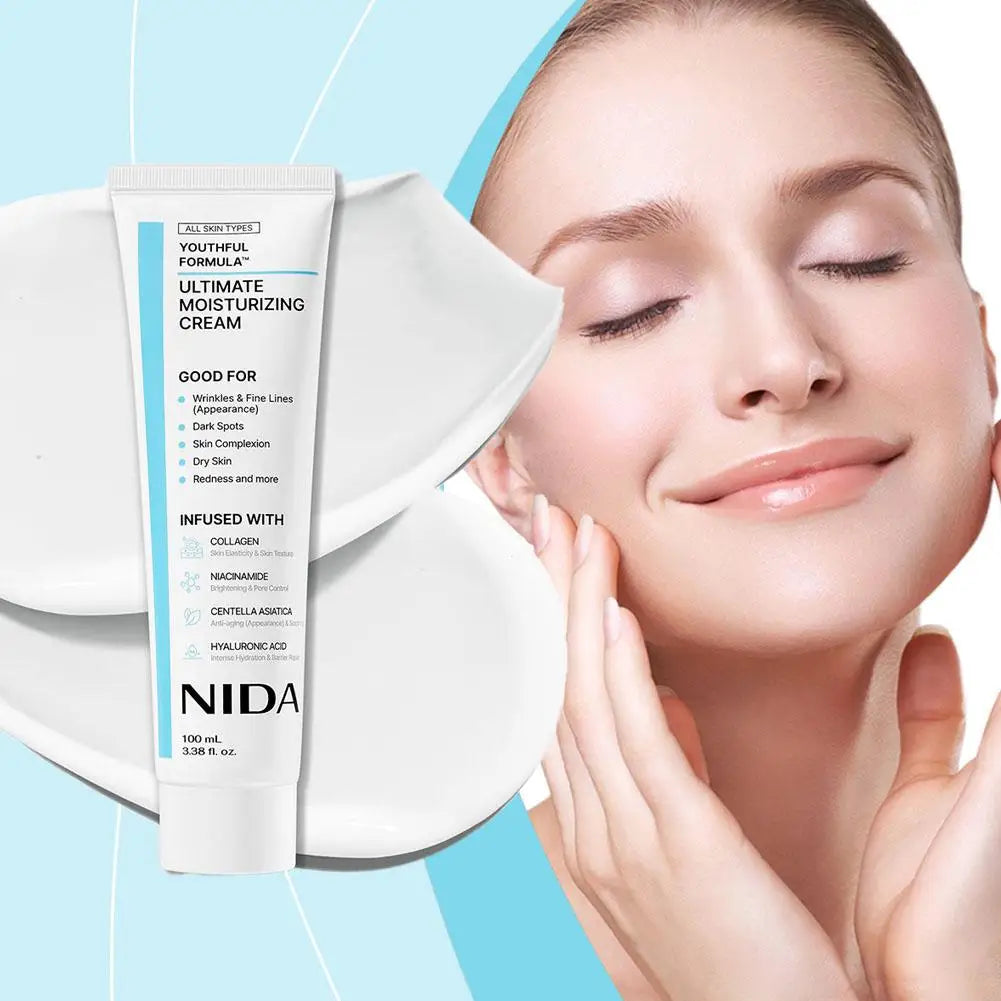 Creme Hidratante NIDA — Anti-Envelhecimento e Reparador de Poros