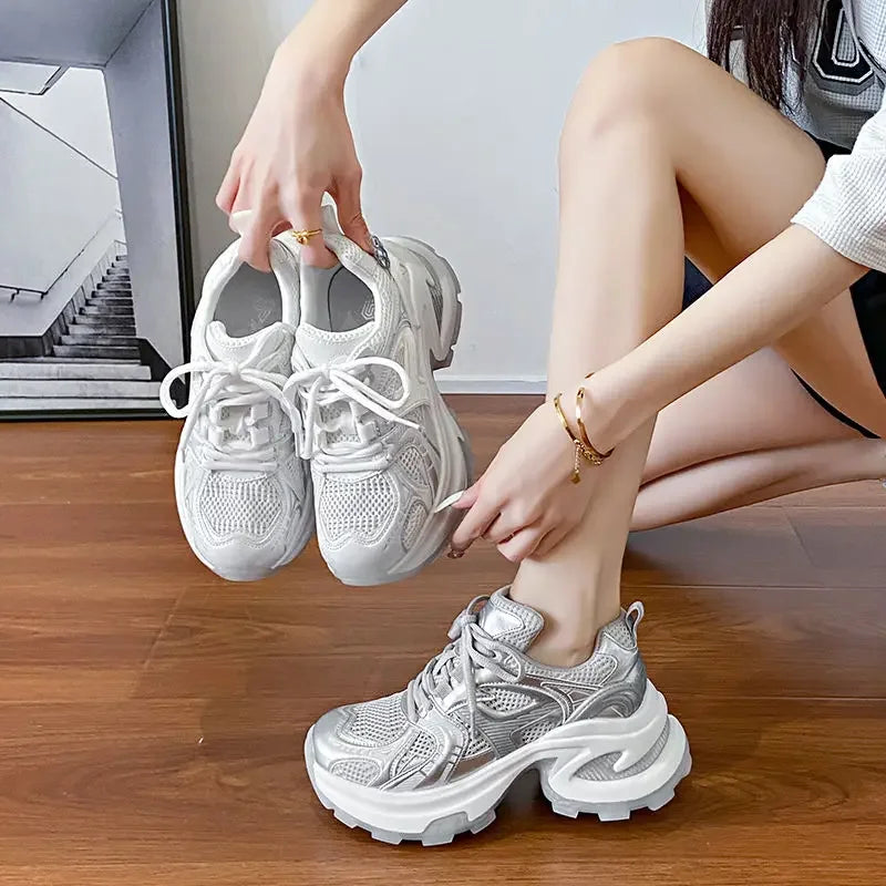 Sapatilhas Desportivas Femininas em Mesh Respirável | TUDOAKI SHOP