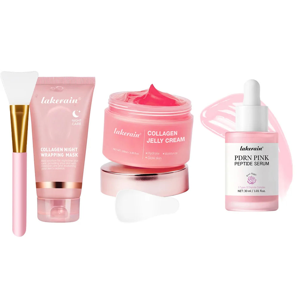 Máscara Facial de Colágénio Coreana — Anti-Rugas e Lifting
