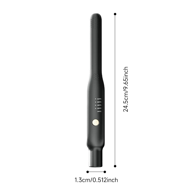 Alisador e Modelador de Cabelo 2 em 1 Mini — Cerâmica 140–220°C Portátil