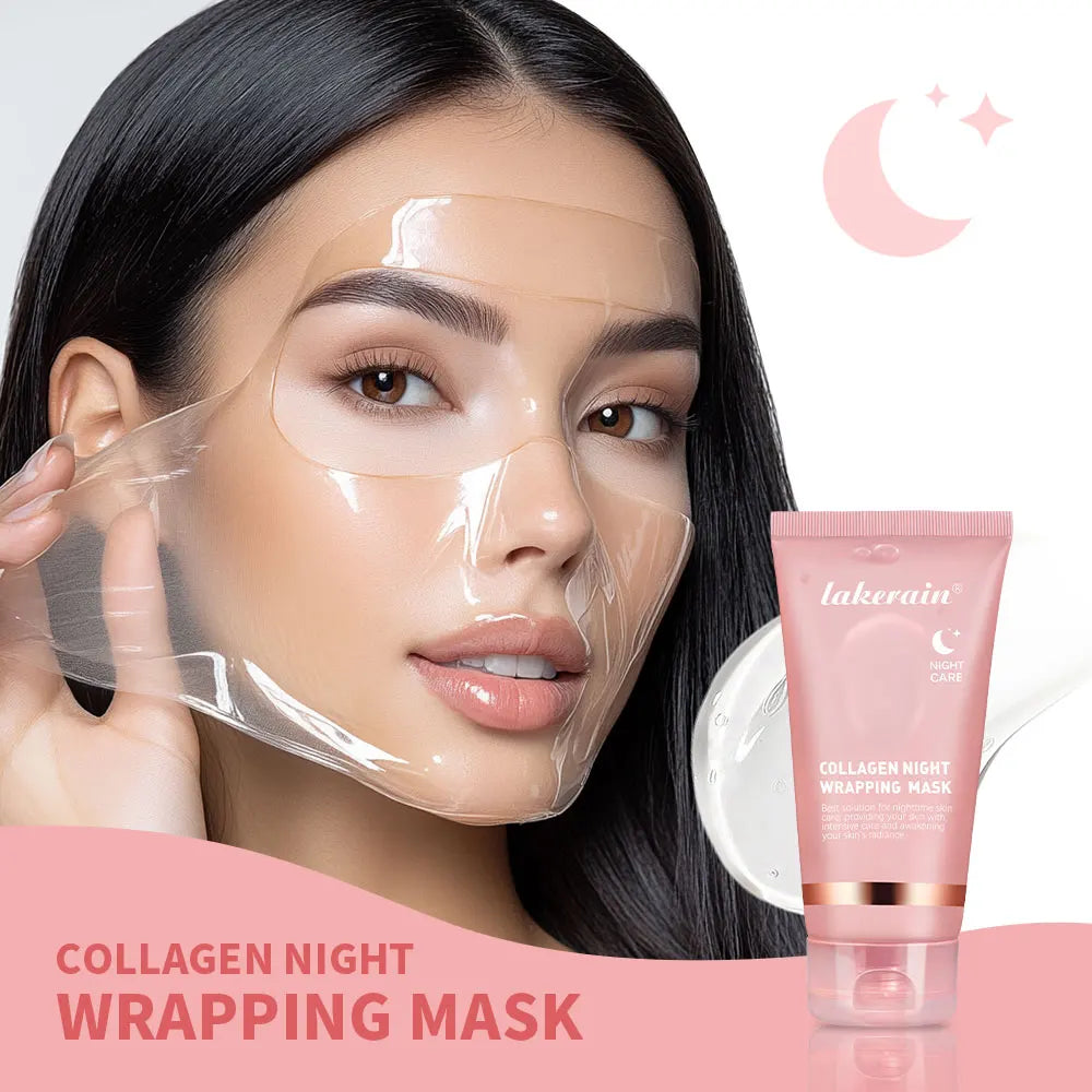 Máscara Facial de Colágénio Coreana — Anti-Rugas e Lifting