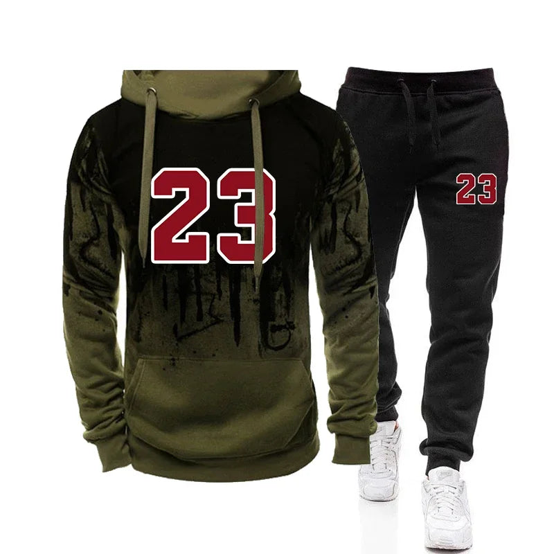 Sweatshirt com Capuz Masculina | Jogging Casual Outono Inverno | TUDOAKI SHOP
