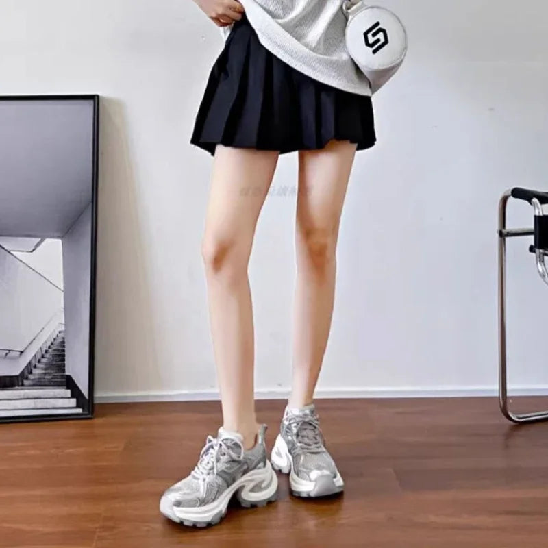 Sapatilhas Desportivas Femininas em Mesh Respirável | TUDOAKI SHOP