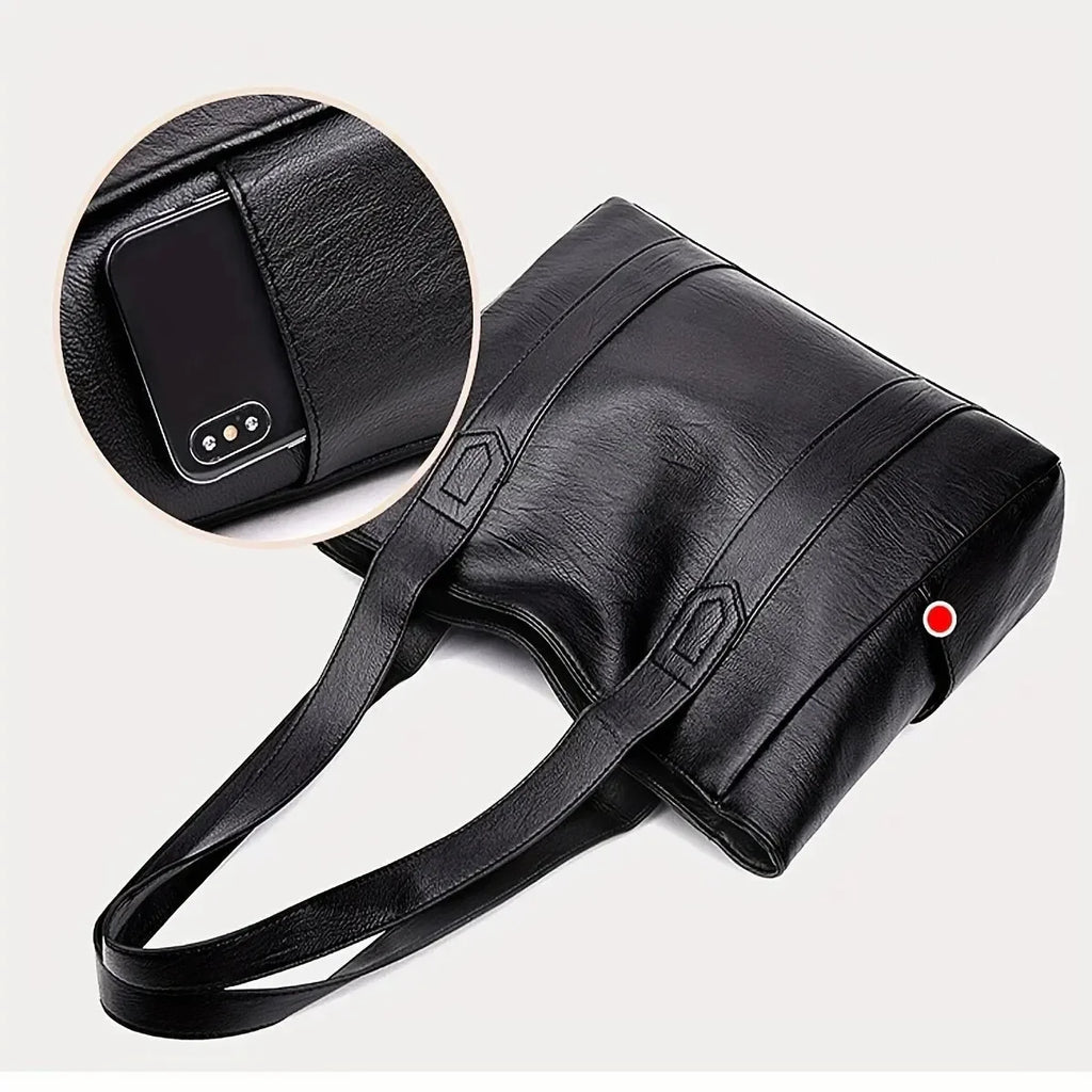 Mala de Ombro Vintage Feminina Grande Capacidade | Commuter | TUDOAKI SHOP