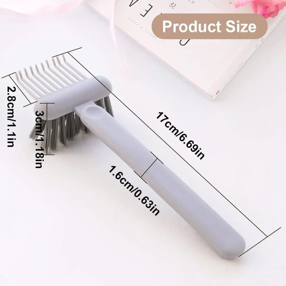 Ferramenta de Limpeza de Escova de Cabelo 2 em 1 — Remove Pó e Cabelo