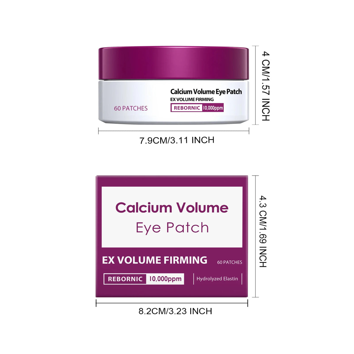 Kit Skincare Anti-Envelhecimento com Cálcio — Sérum, Patches e Bálsamo