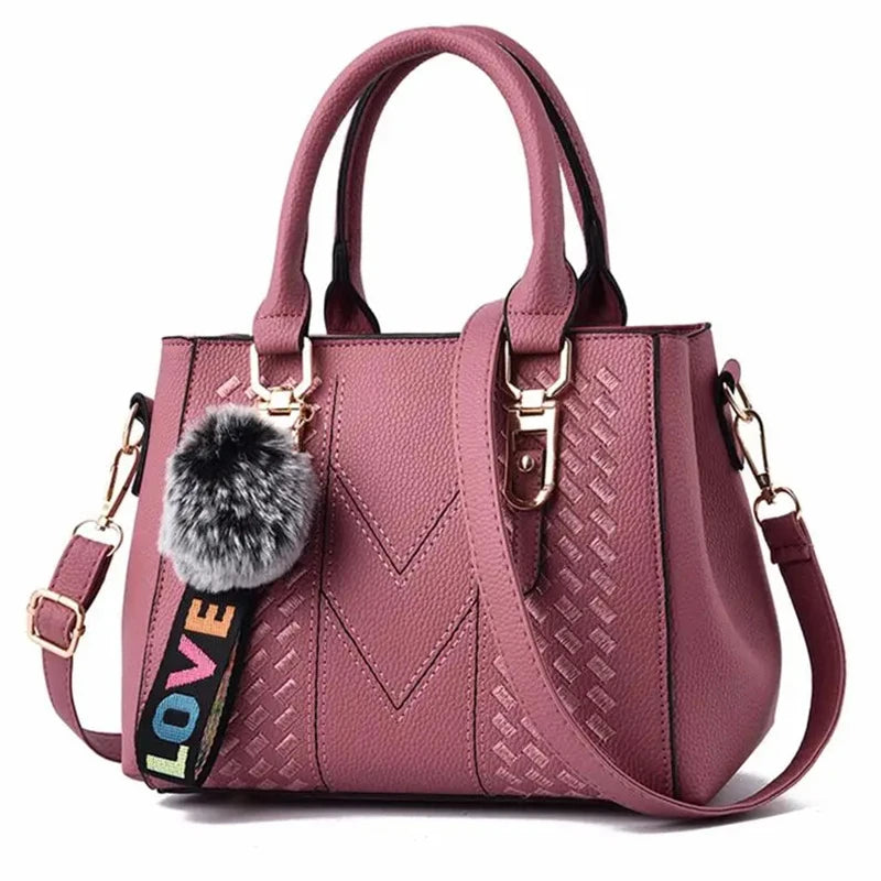 Mala Feminina Bordada em Couro | Messenger Bag | TUDOAKI SHOP
