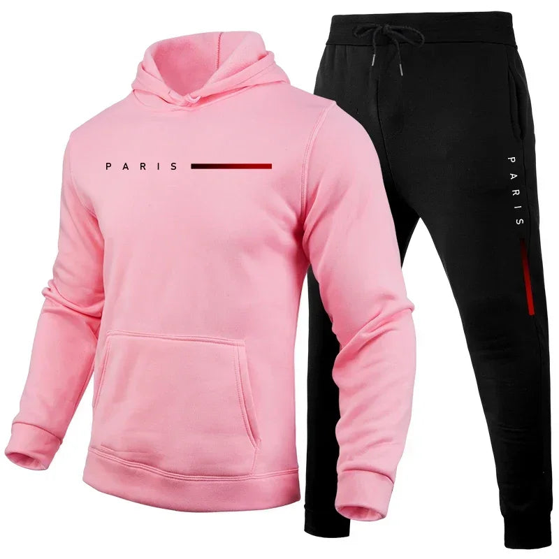 Fato de Desporto Masculino com Capuz | Jogging Confortável Diário | TUDOAKI SHOP