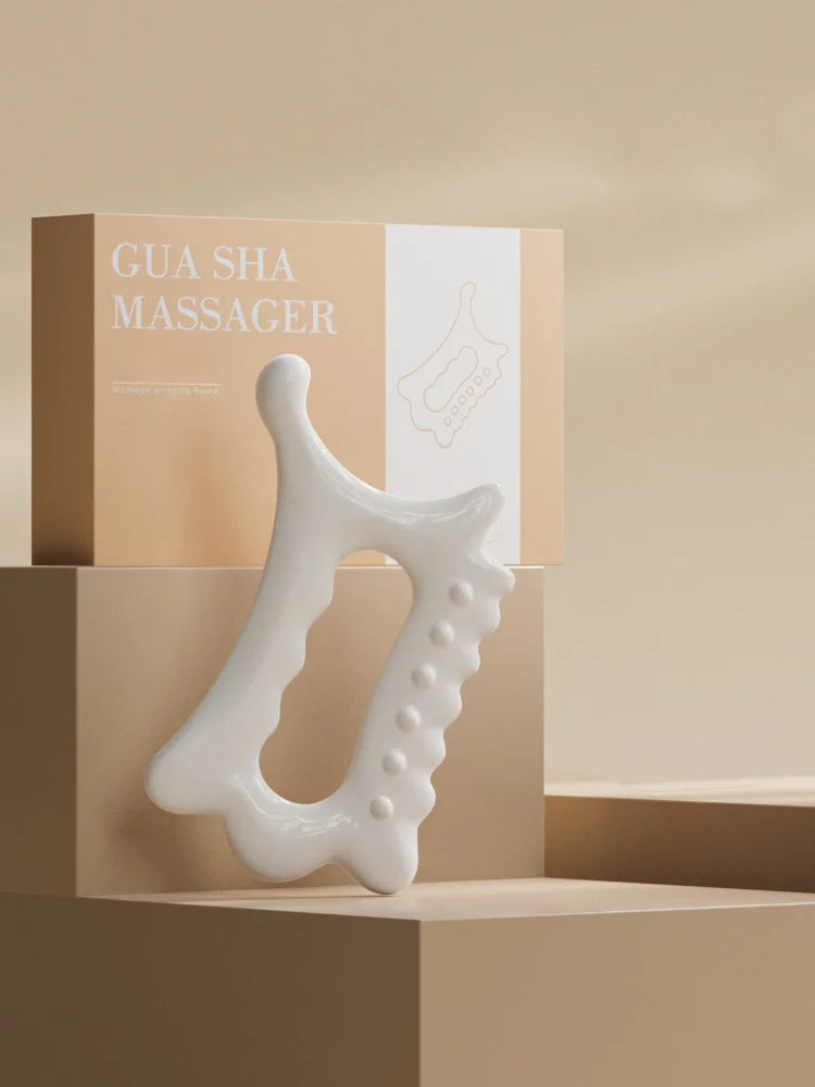 Placa de Massagem Gua Sha Facial Portátil — Corpo Inteiro