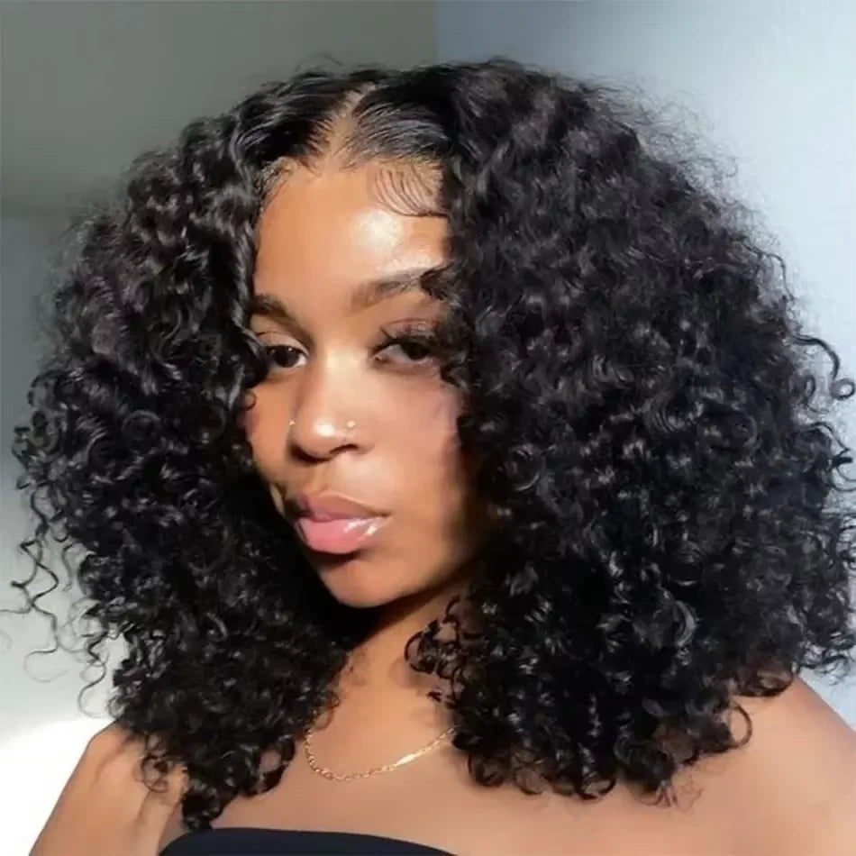 Peruca Frontal HD 13x4 Deep Water Wave 16" - Cabelo Humano 100%