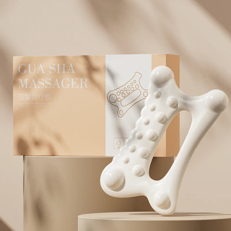 Placa de Massagem Gua Sha Facial Portátil — Corpo Inteiro