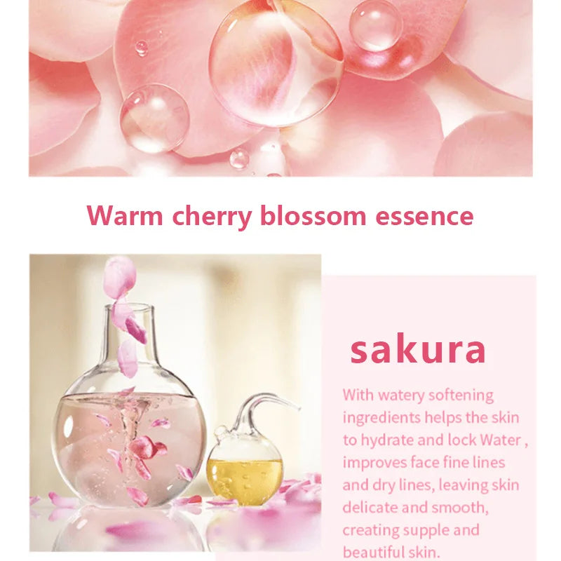 Creme Facial Sakura e Flor de Cerejeira — Lifting, Nutrição e Colágénio