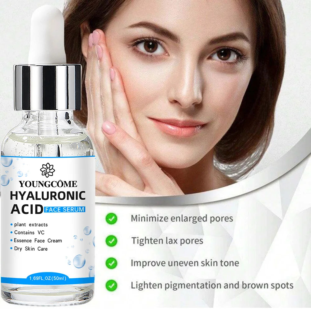 Essência Facial de Ácido Hialurónico — Hidratação Profunda