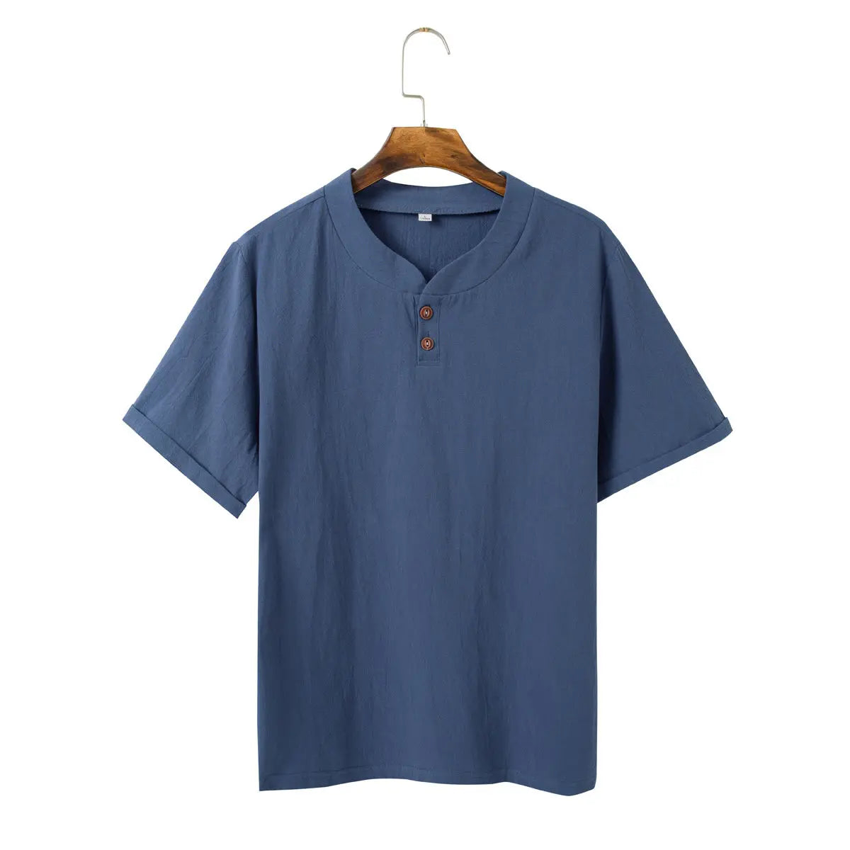 Conjunto Masculino Algodao Linho - T-shirt e Calcas Estilo Chines