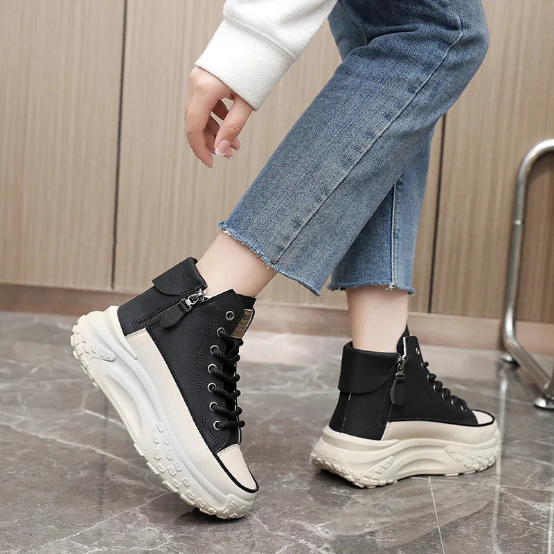 Botas Cano Alto Plataforma Femininas | Impermeáveis e Estilosas | TUDOAKI SHOP