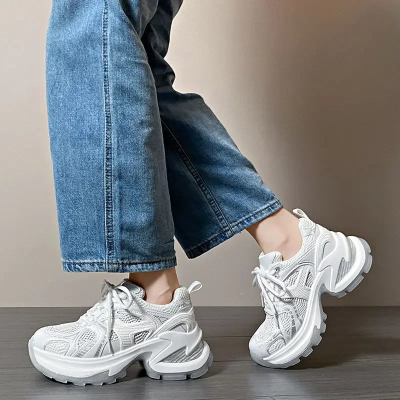 Sapatilhas Desportivas Femininas em Mesh Respirável | TUDOAKI SHOP
