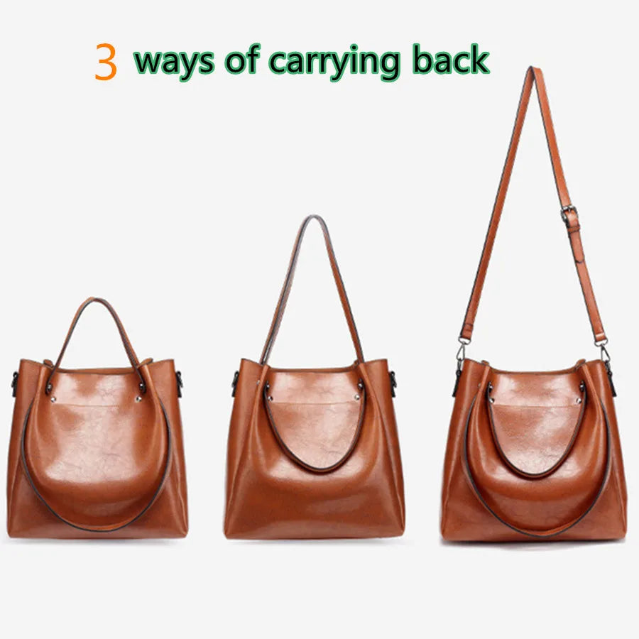 Mala Balde Feminina em Couro PU | Casual e Elegante | TUDOAKI SHOP