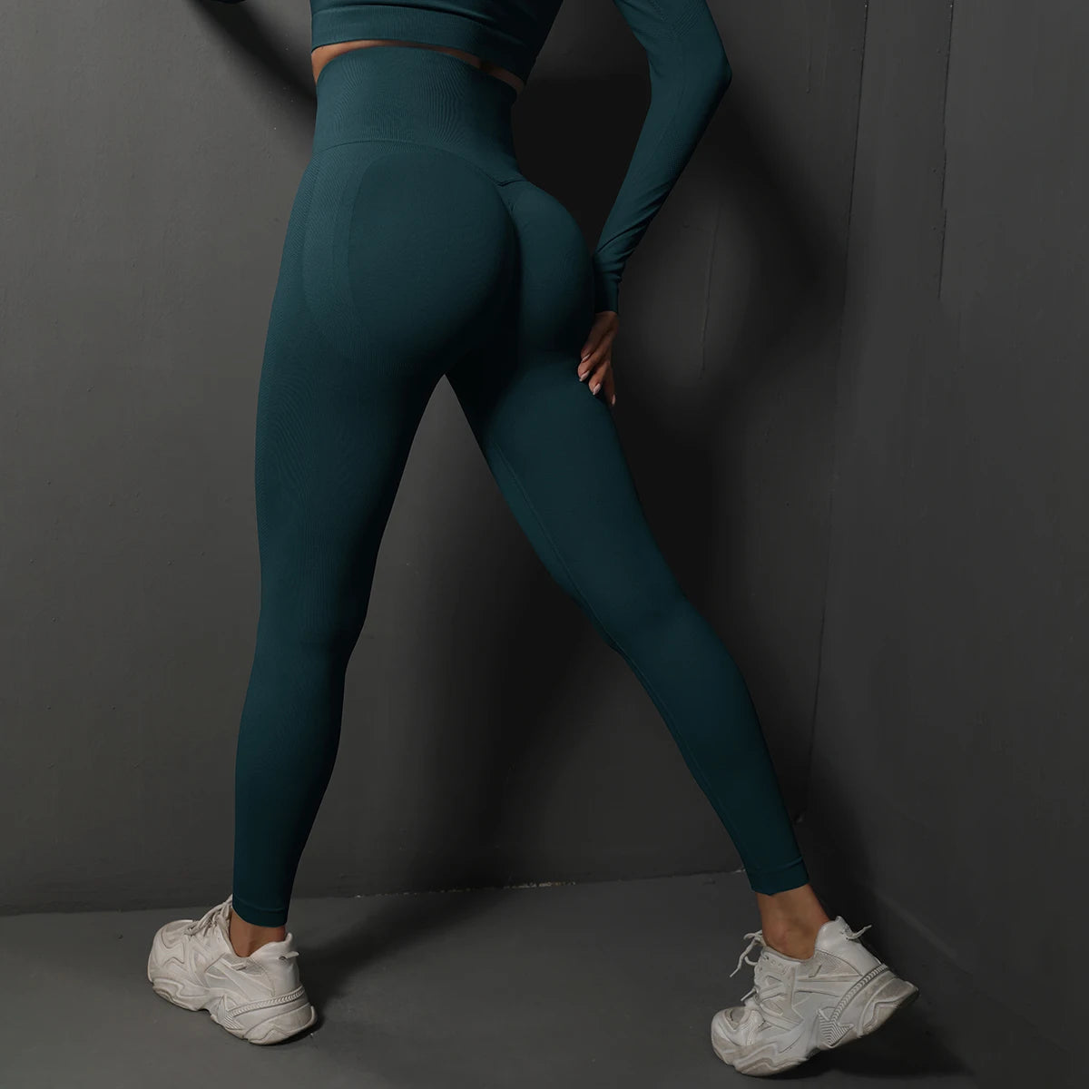 Leggings Sem Costuras para Ginásio | Calças de Yoga Femininas com Efeito Lifting
