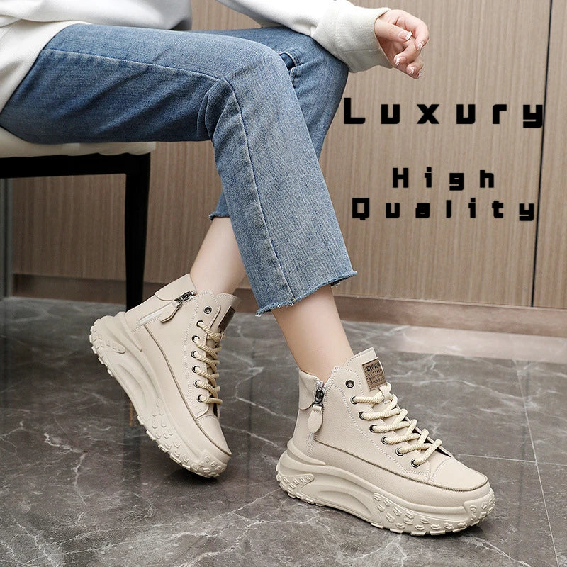 Botas Cano Alto Plataforma Femininas | Impermeáveis e Estilosas | TUDOAKI SHOP